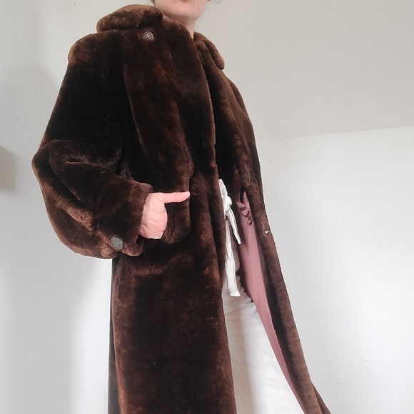 RARE VINTAGE - Faux fur coat - Picture 8 of 16